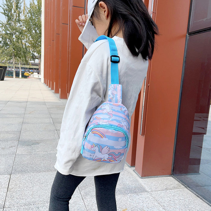 Wholesale Chest bag cross-border fashionable printed fashionable cute change shoulder bag