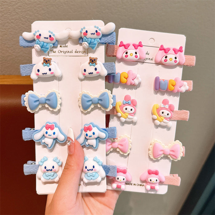 Wholesale Cartoon Children Hair Clips Style Soft Glue Hair Accessory Gift