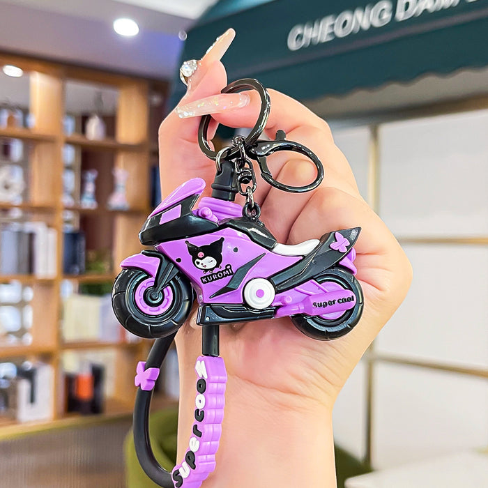 Wholesale Silicone Cartoon Motorcycle Keychain (S)JDC-KC-JiShi006