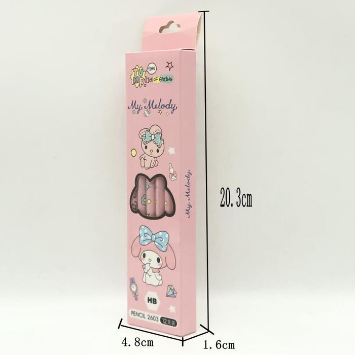 Wholesale Cartoon 12 Pieces Box Wooden Pencil JDC-PC-YaLL001