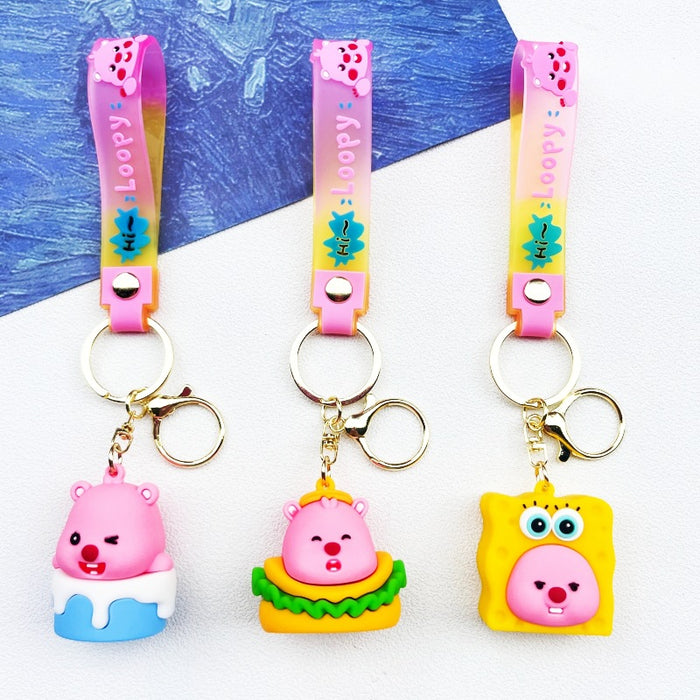 Wholesale Cartoon Doll PVC Keychain JDC-KC-ChuC021