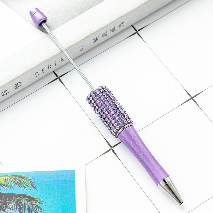 Wholesale DIY Beadable Pens Rhinestone Pens Plastic Handmade JDC-PN-HuaH002