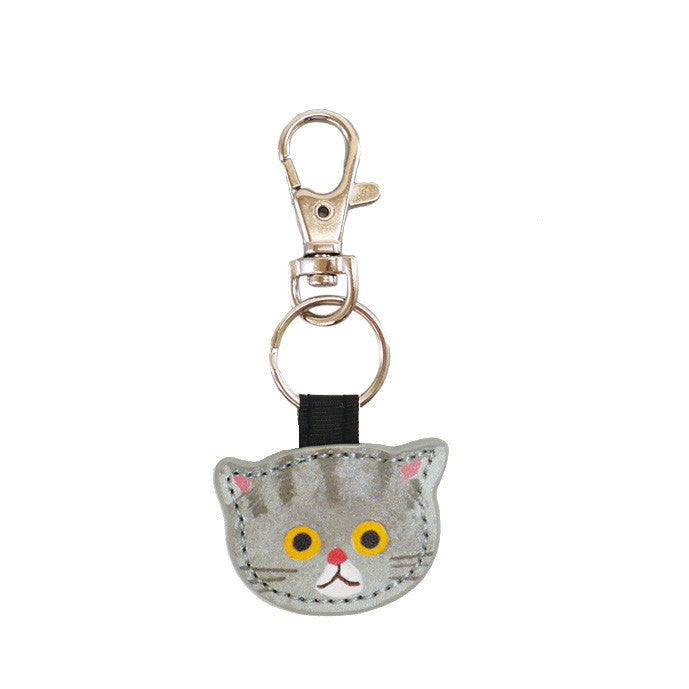 Wholesale Kitten Series Keychain Eminette Cute Leather Key Ring Decorative Bag Pendant