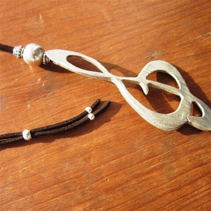 Wholesale Vintage silver pendant necklace, alloy collarbone chain