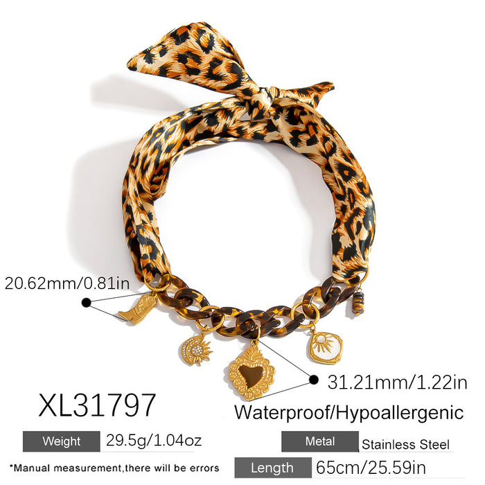 Wholesale Titanium Steel Necklace  Gold Accessible Luxury High-End Sun Flower Silk f Titanium Steel Color-Preserving Clavicle Chain Necklace