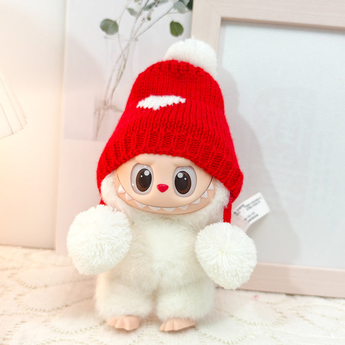 Wholesale Sitting 15cm Party Clothes Mini Doll Clothes Sweet Pink Strap Pants