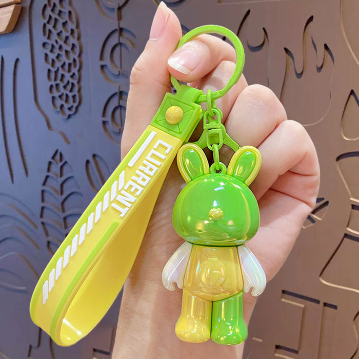 Wholesale Cute Cartoon Dopamine Lightning Rabbit Keychain JDC-KC-ZhongChi006