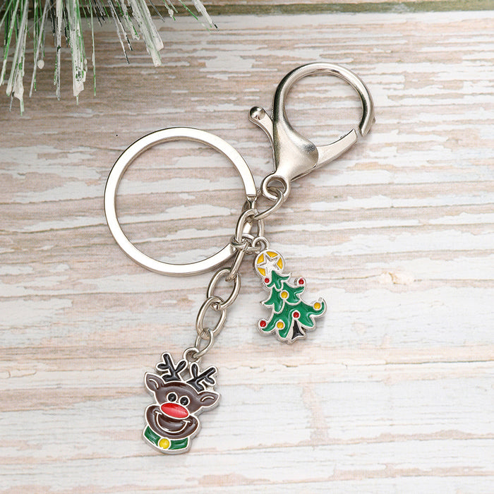 Wholesale Christmas Alloy Keychain JDC-KC-YiTian021