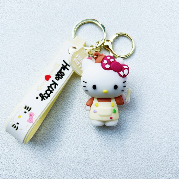 Wholesale PVC Cartoon Doll Keychain JDC-KC-WuYi132