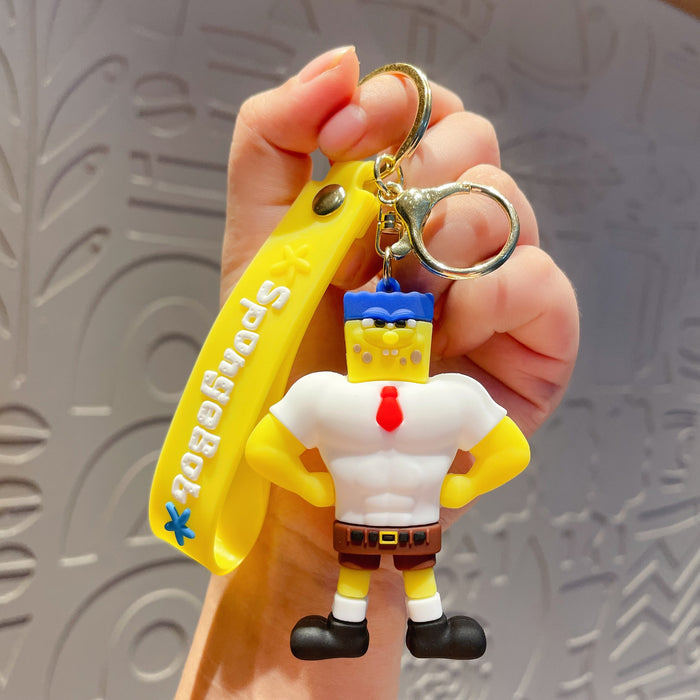 Wholesale Silicone Cute Cartoon Keychain JDC-KC-Chaow006