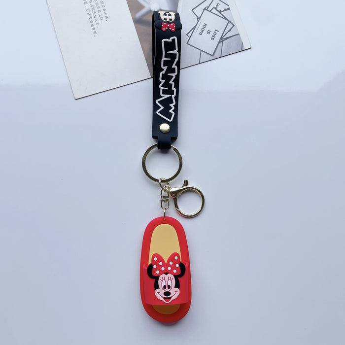 Wholesale Cartoon Doll Silicone Keychain JDC-KC-JuShu039