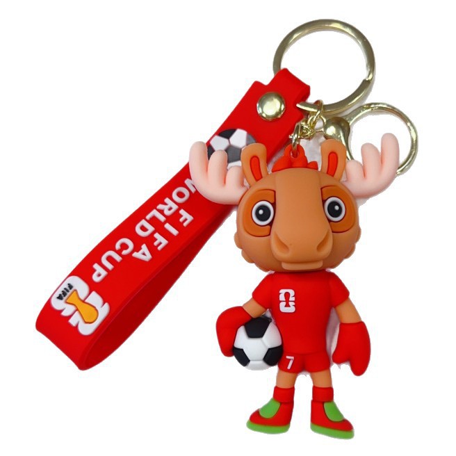 Wholesale Tong fans mascot keychain