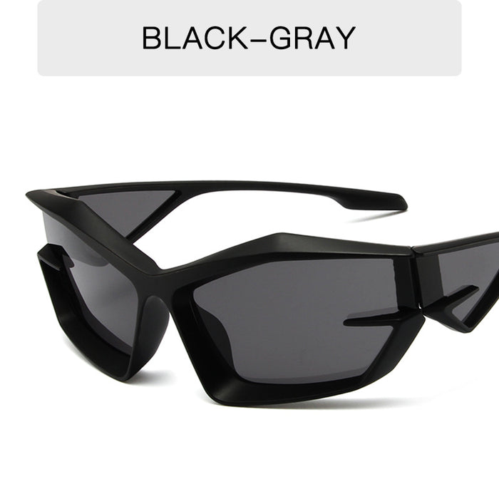 Wholesale Y2K Colorful Special-shaped PC Sunglasses JDC-SG-MaN024