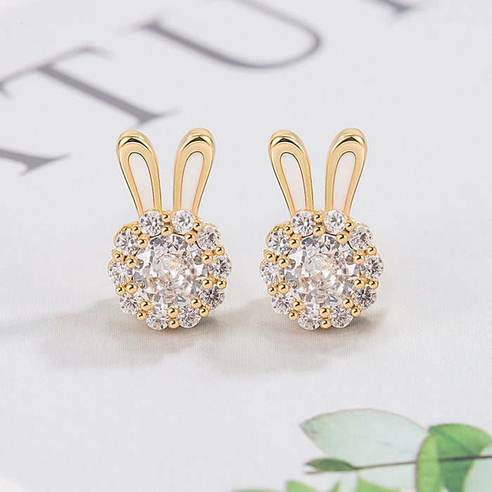 Wholesale Swivel Bunny Earrings JDC-ES-XSL002