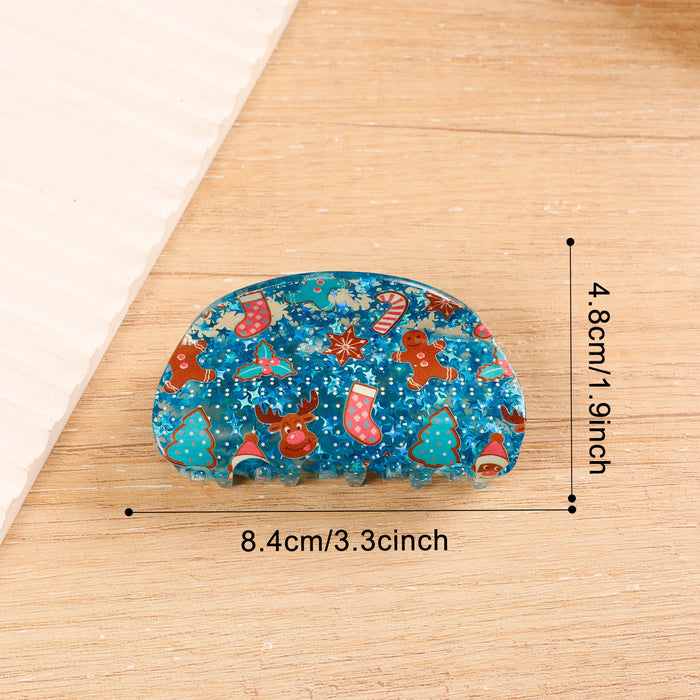 Wholesale Christmas ornaments semicircle clip