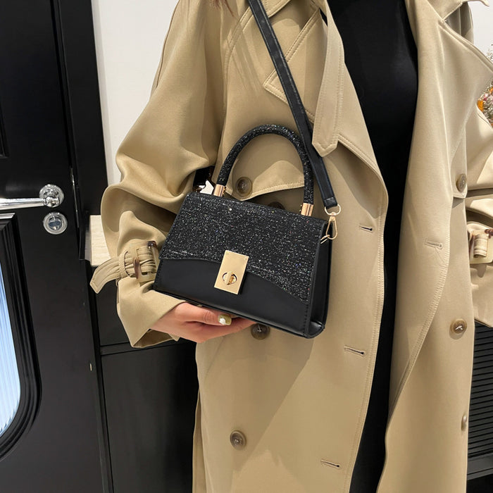 Wholesale Trendy PU Small Square Handbag with ing Detail - Fashionable Casual Shoulder Bag for Resale