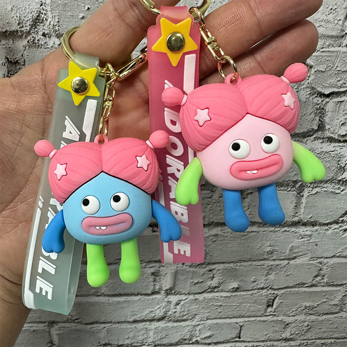 Wholesale PVC Cartoon Doll Keychain JDC-KC-XingS023