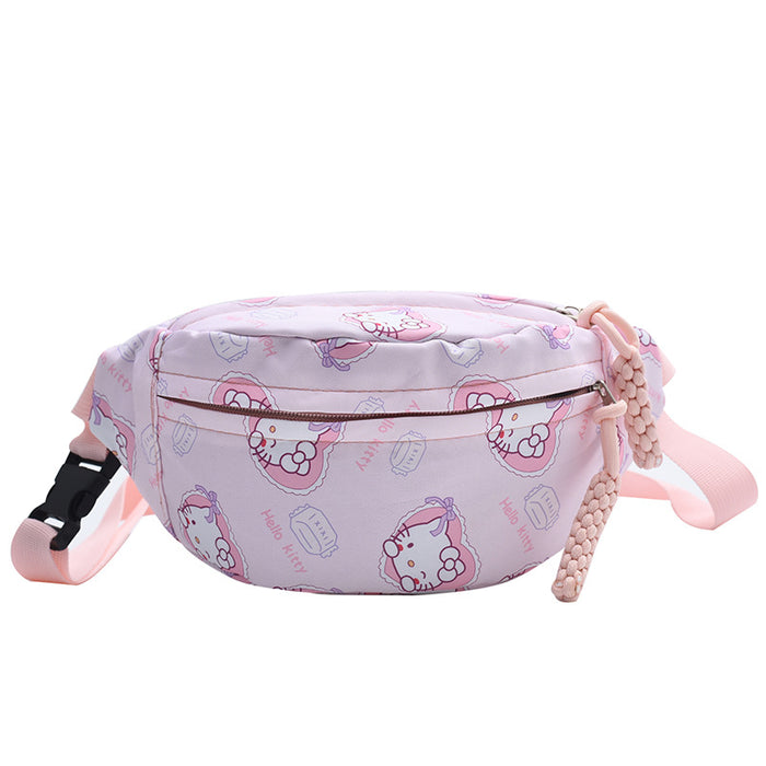 Wholesale Children's Waist Bag Shoulder Bag Small Fresh Cartoon Children's Chest Bag Large Capacity Macaron Casual Bag