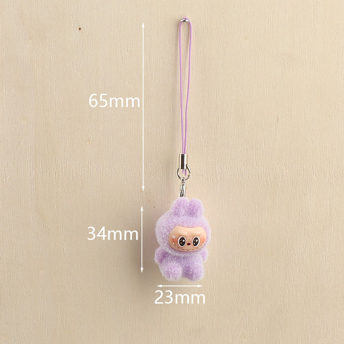 Wholesale Flocked Doll Keychain