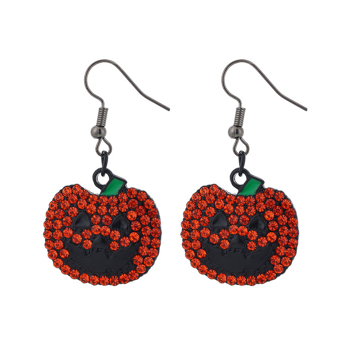 Wholesale -themed full rhinestone earrings