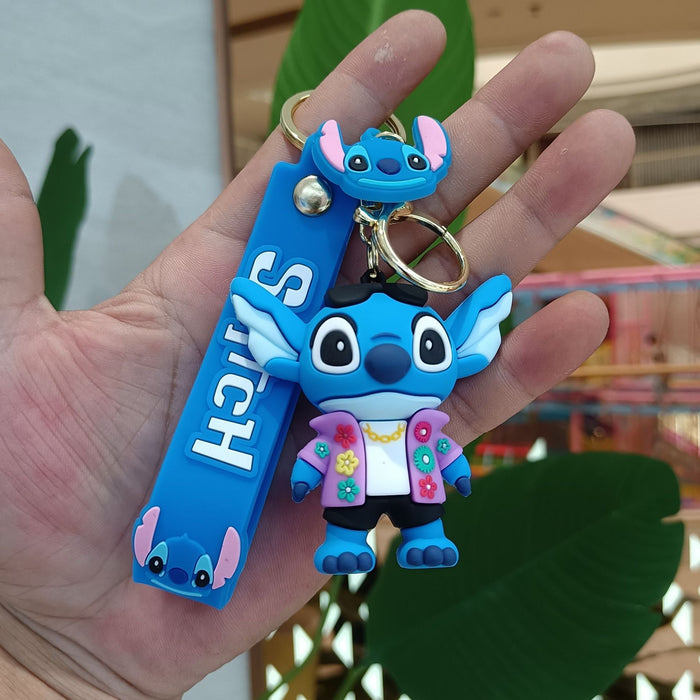 Wholesale Cartoon Silicone Doll Keychains (F) JDC-KC-YChaang015