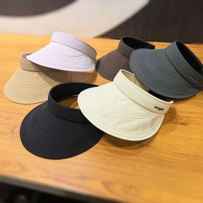 Wholesale New sunshade empty top hat, breathable sunshade and sun protection hat, outdoor cycling sports versatile sun hat