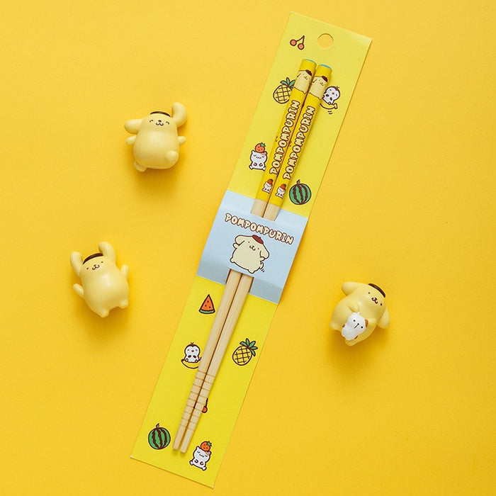 Wholesale Cartoon Bamboo Chopsticks for Baby Eating Training Chopsticks JDC-KW-XiaoM001