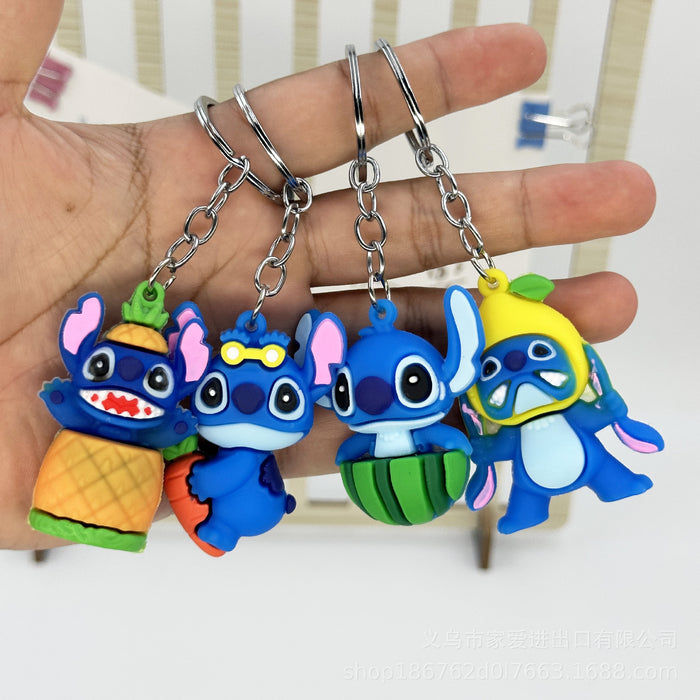 Wholesale Fruit Cartoon PVC Doll Keychain (F) JDC-KC-JiaA006