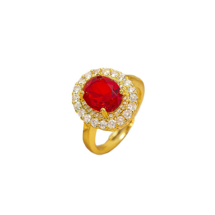 Wholesale Vintage Gold Plated Geometric Hollow Out Ring Adjustable Jewelry Accessory MOQ≥2