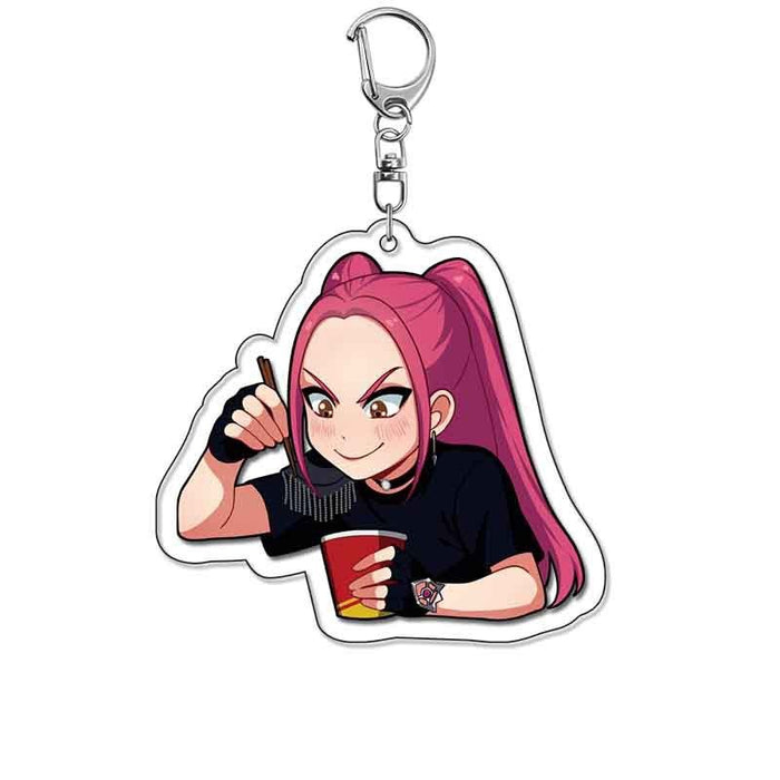 Wholesale Cute Kpop Acrylic Keychain Backpack Charm