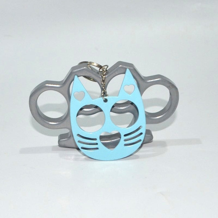 Wholesale Aluminum Alloy Multifunctional Love Cute Cat Keychain JDC-KC-KB021