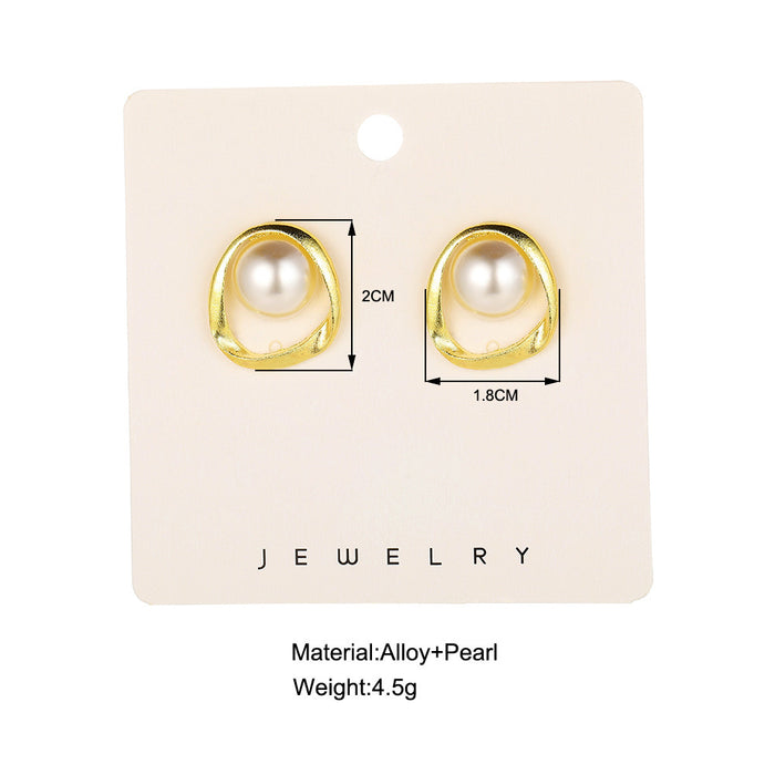 Wholesale Elegant Pearl Stud Earrings