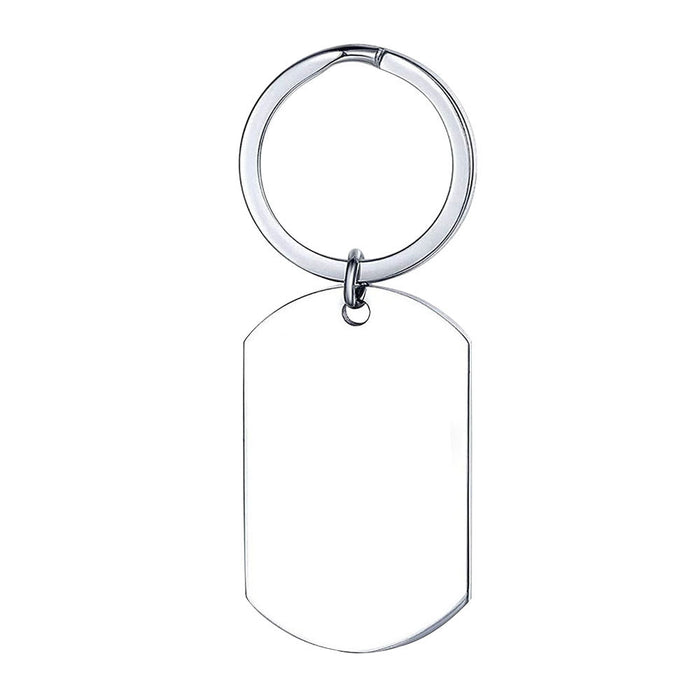 Wholesale Stainless steel keychain customized military brand metal bookmark