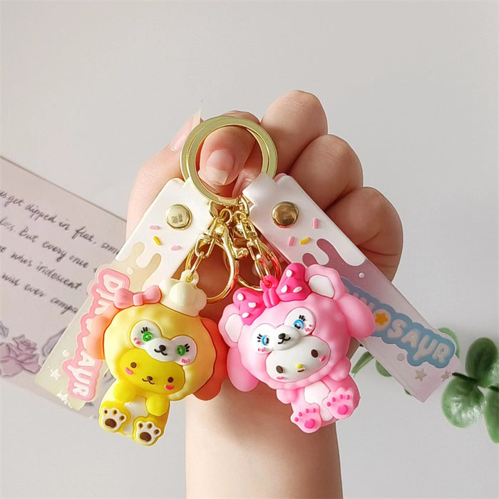 Wholesale Cartoon Silicone Doll Keychain JDC-KC-HaoXi009