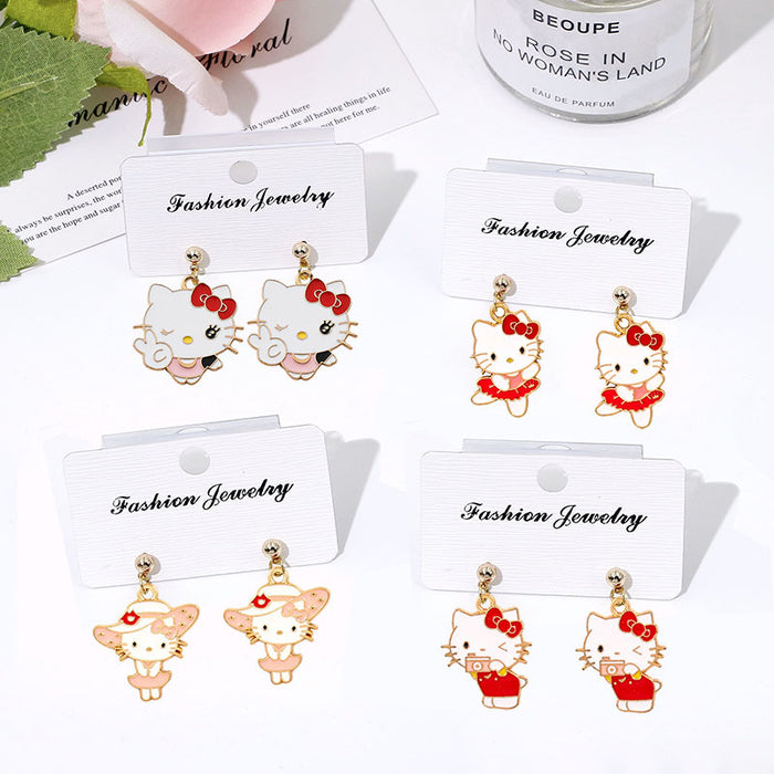 Wholesale Alloy Simple Cartoon Drop Earrings