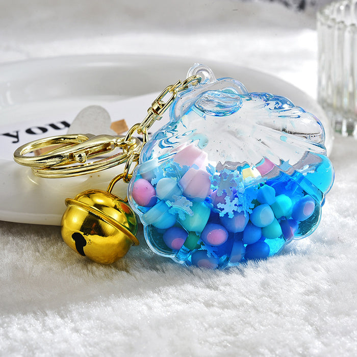 Wholesale Acrylic Color Beads Star Lollipop Keychain JDC-KC-ShuangD003