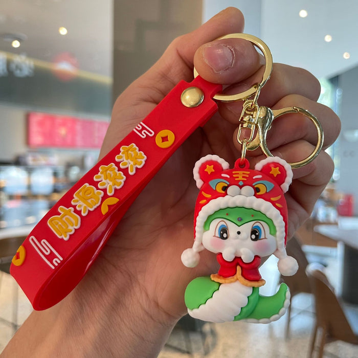 Wholesale Couple keychain, handbag pendant, car keychain, doll machine, small gift