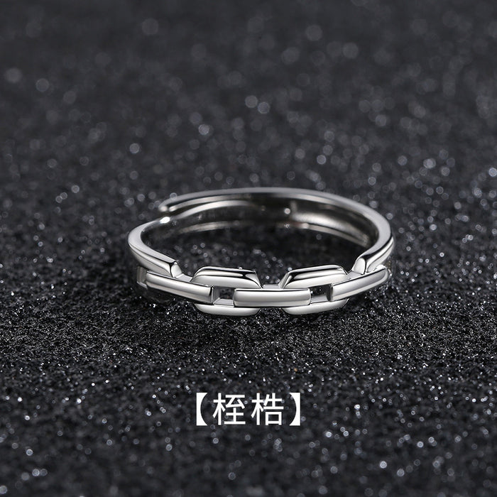 Wholesale Vintage Distressed Copper Men S Adjustable Stacking Rings Pixiu Möbius Design Everyday Fashion Accessory