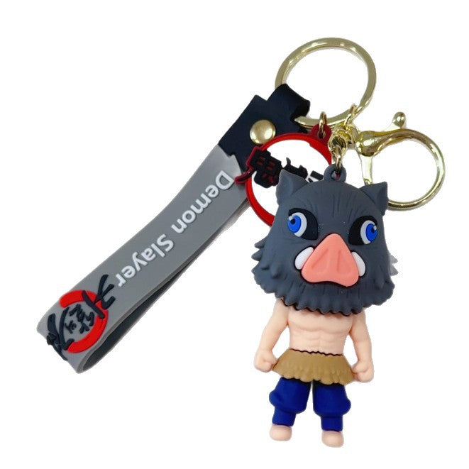 Wholesale Cute PVC cartoon anime keychain