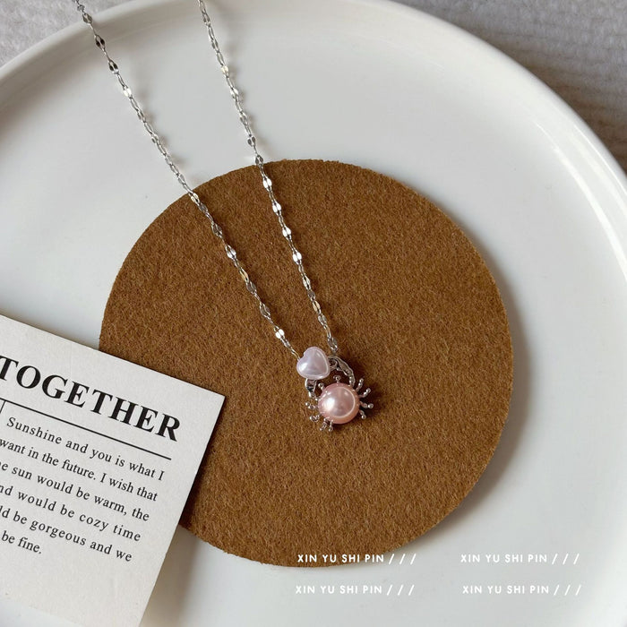 Wholesale Personalized design heart necklace exquisite and versatile collarbone chain