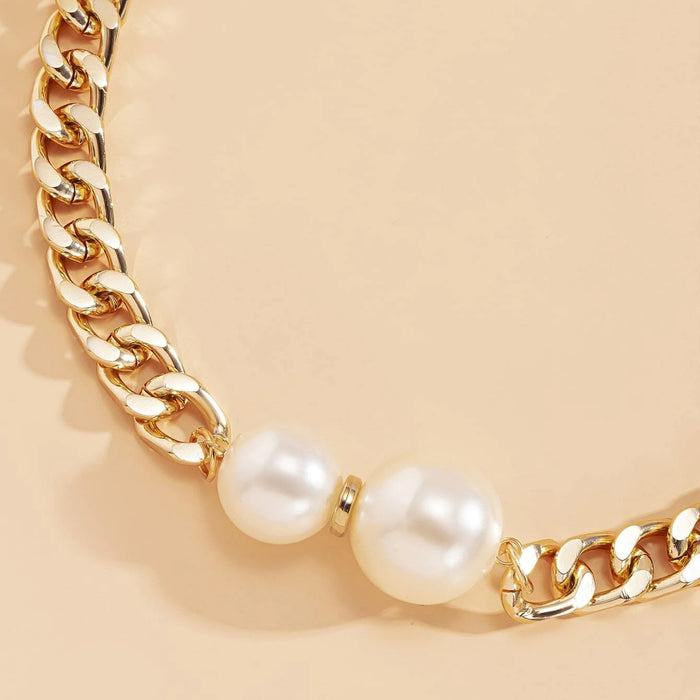 Wholesale Niche Personalized Imitation Pearl Necklace