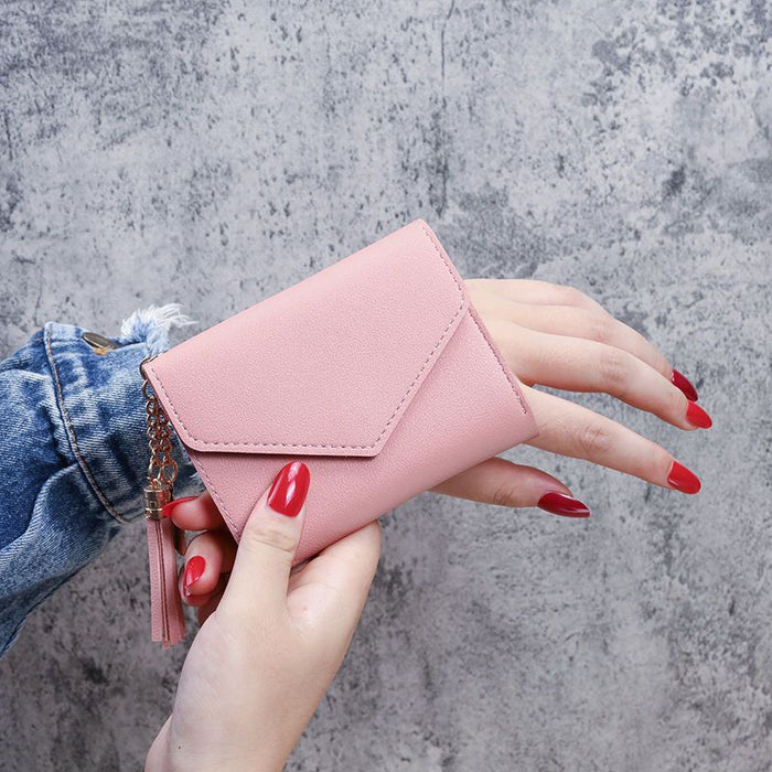 Wholesale PU Tassel Wallet with Chinese Vintage Design Stylish Daily Coin Purse MOQ≥3