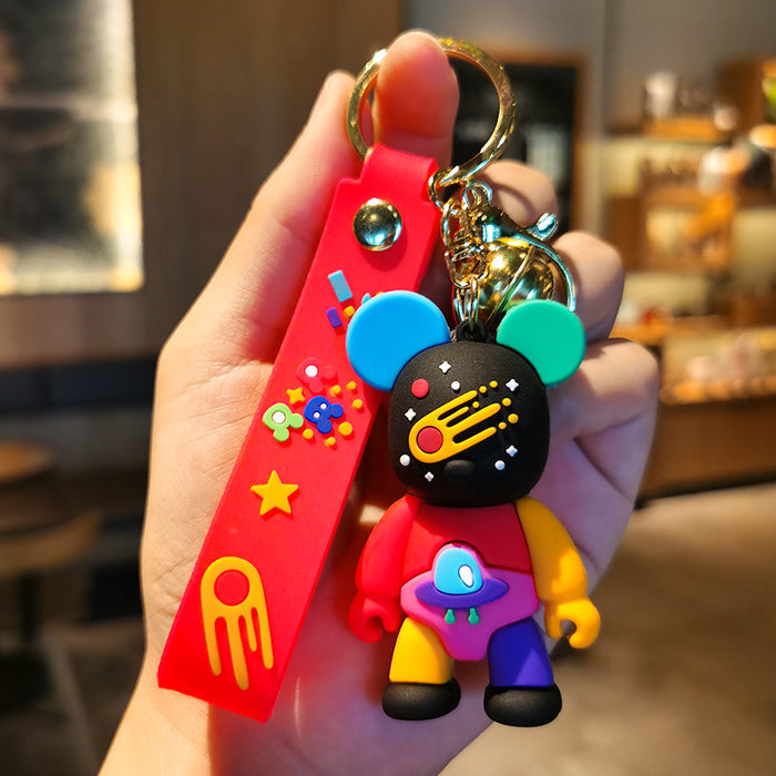 Wholesale Cartoon Doll 3D Rubber Keychain JDC-KC-Tingm058