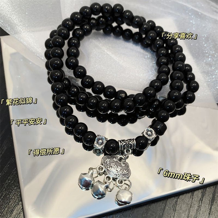 Wholesale Beaded double-layer bracelet, retro new style bracelet, personalized and versatile bracelet accessory