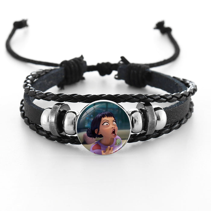 Wholesale Kpop Cute Cartoon Time  Bracelet
