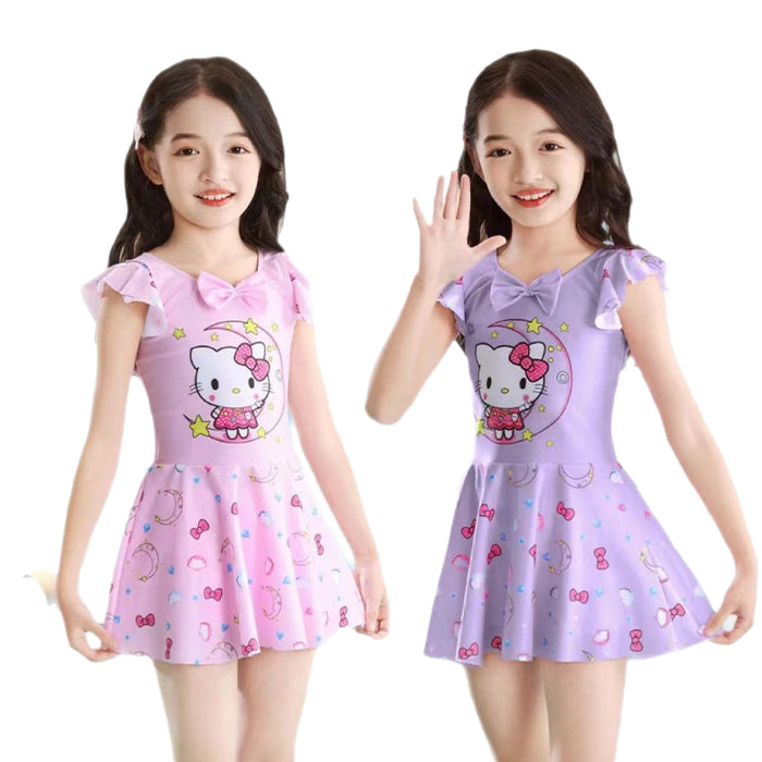 Wholesale Children's Swimwear Girls Small and Medium-sized one-piece Quick-drying