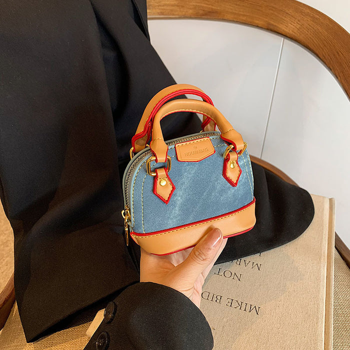 Wholesale Children's bag, mini contrasting shell bag, niche girl's handbag, crossbody bag, red envelope