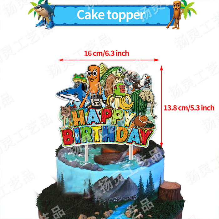 Wholesale American Classic of Mountains and Seas themed balloon decorations for a birthday party