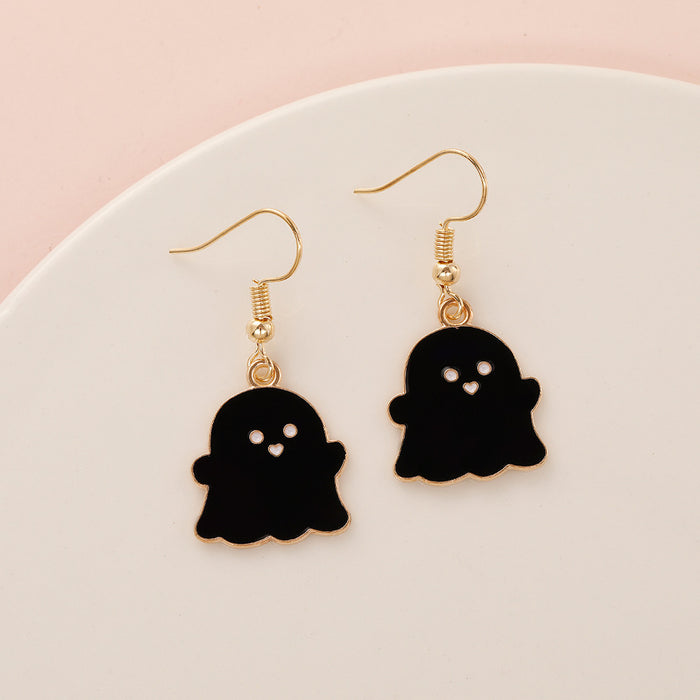 Wholesale   Earrings Temu Popular Devil Pumpkin Bat Holiday Earrings