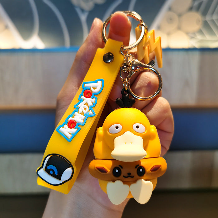 Wholesale Cartoon Doll Silicone Keychain JDC-KC-Tingm239